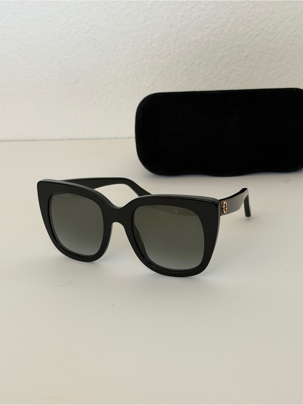 Gucci GG0163S black sunglasses